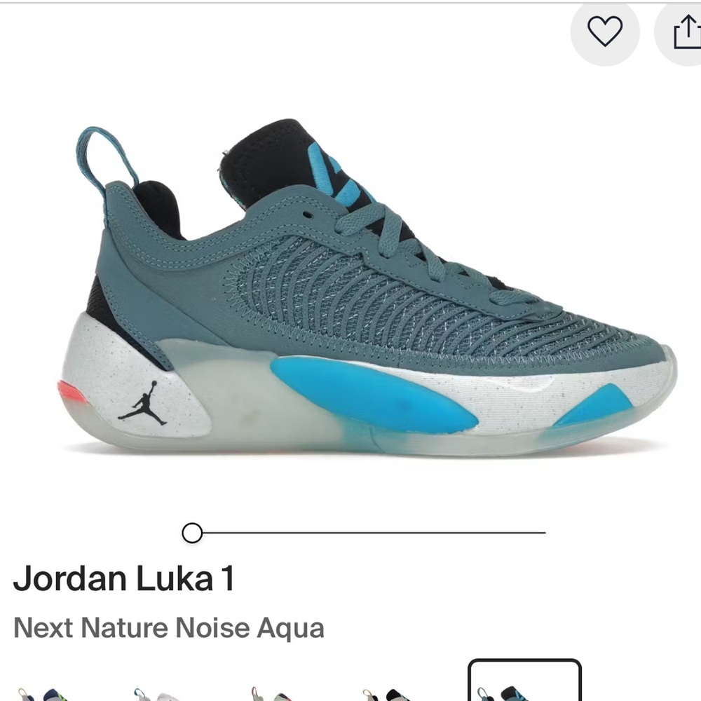 Jordan Luka 1 Next Nature in Teal and Black